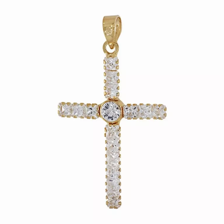 3.1. Semnificatia crucilor din aur pentru femei (cruce din aur cu diamante Tezaur Shop)