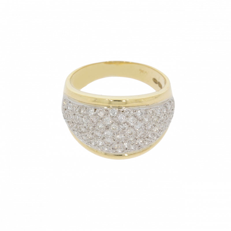 Inel Dama, Aur Galben, 18 k, 6.72 gr, cu Diamante, Cod Produs: 340693 - Tezaurshop.ro