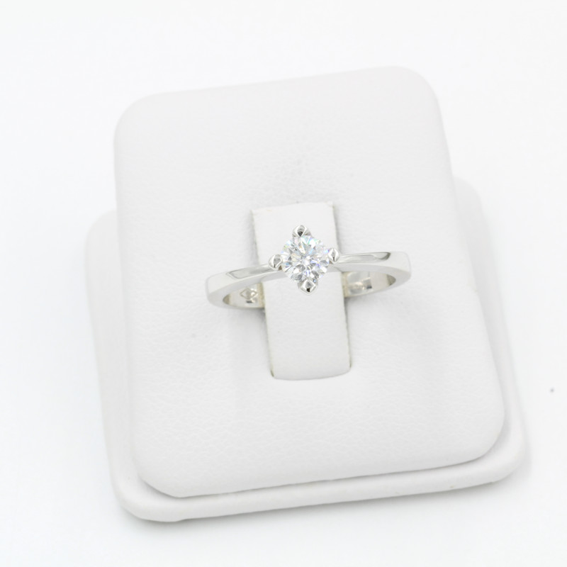 Inel Dama, Aur Alb, 18 k, 3.54 gr, cu Diamante, Cod Produs: 346067 - Tezaurshop.ro