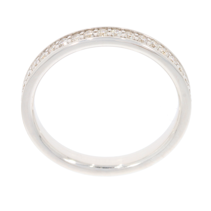 Inel Dama, Aur Alb, 18 k, 2.61 gr, cu Diamante, Cod Produs: 470943 - Tezaurshop.ro