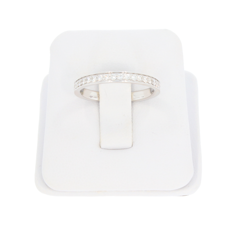 Inel Dama, Aur Alb, 18 k, 2.61 gr, cu Diamante, Cod Produs: 470943 - 2