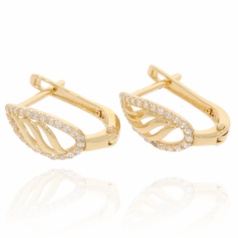 Cercei, Aur Galben, 14 k, 1.93 gr, Cod Produs: 498521 - Tezaurshop.ro