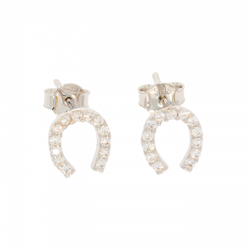 Cercei, Aur Alb, 14 k, 1.2 gr, Cod Produs: 498864 - Tezaurshop.ro