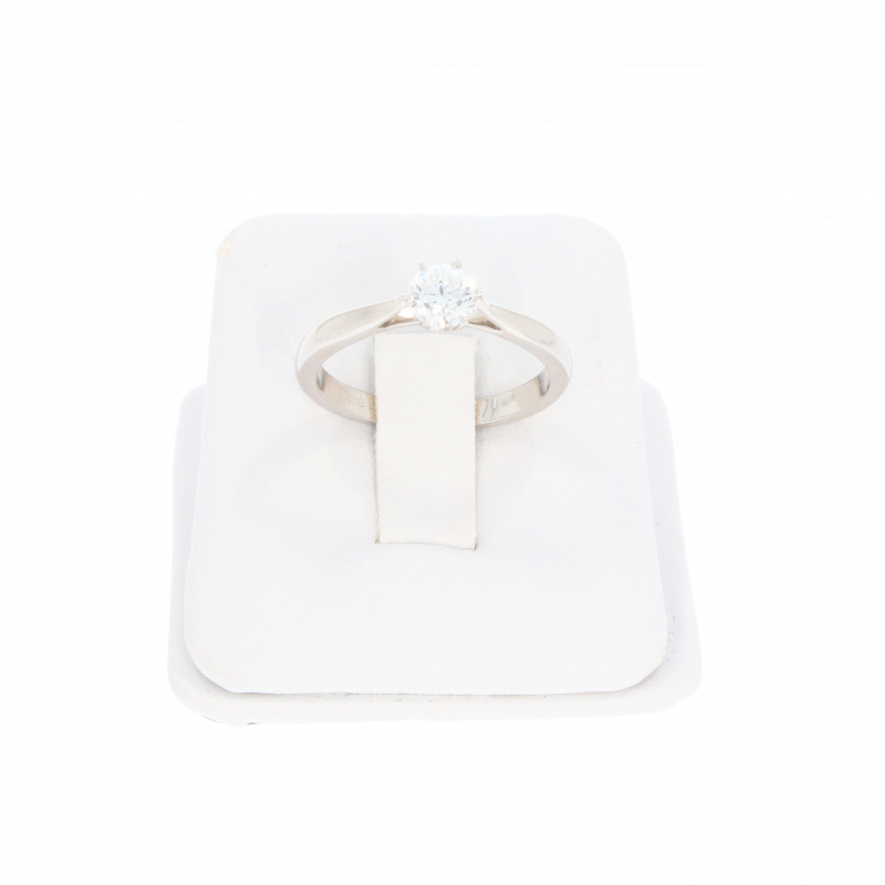Inel Dama, Aur Alb, 18 k, 3.15 gr, cu Diamante, Cod Produs: 499010 - 2