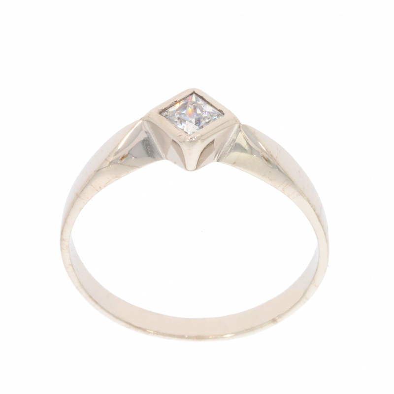Inel Dama, Aur Alb, 14 k, 1.43 gr, Cod Produs: 501245 - Tezaurshop.ro