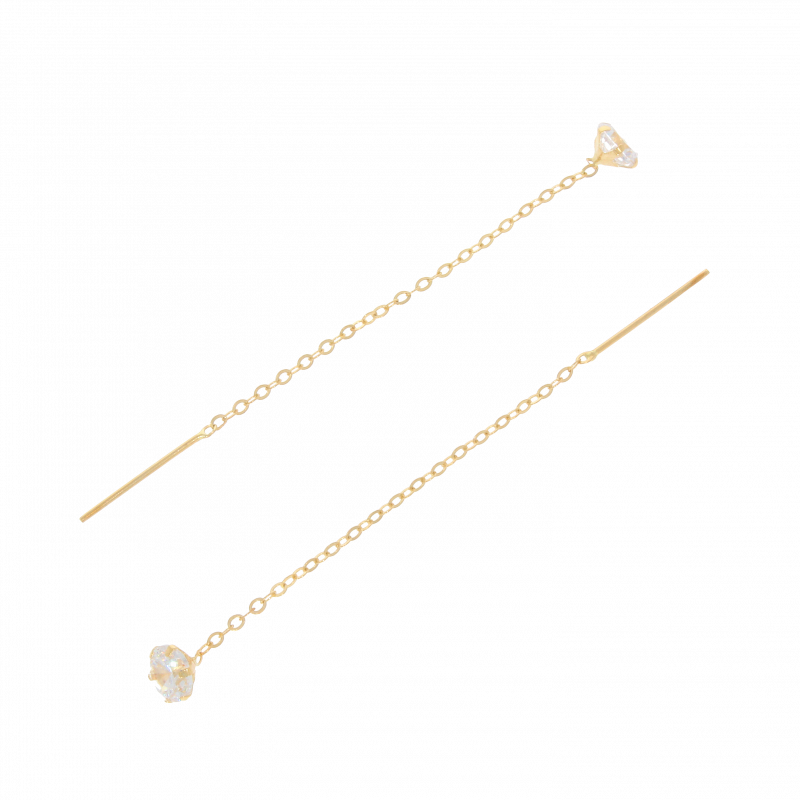 Cercei, Aur Galben, 14 k, 0.68 gr, Cod Produs: 501252 - Tezaurshop.ro