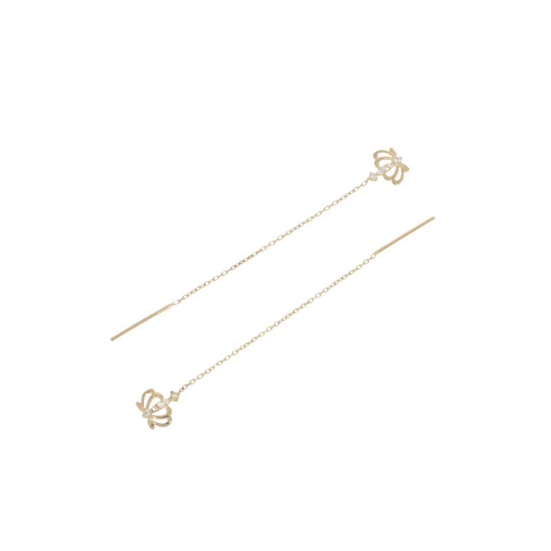 Cercei, Aur Galben, 14 k, 1.18 gr, Cod Produs: 501617 - Tezaurshop.ro