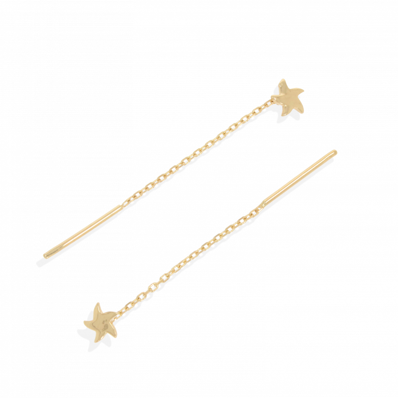 Cercei, Aur Galben, 14 k, 1.23 gr, Cod Produs: 501785 - Tezaurshop.ro