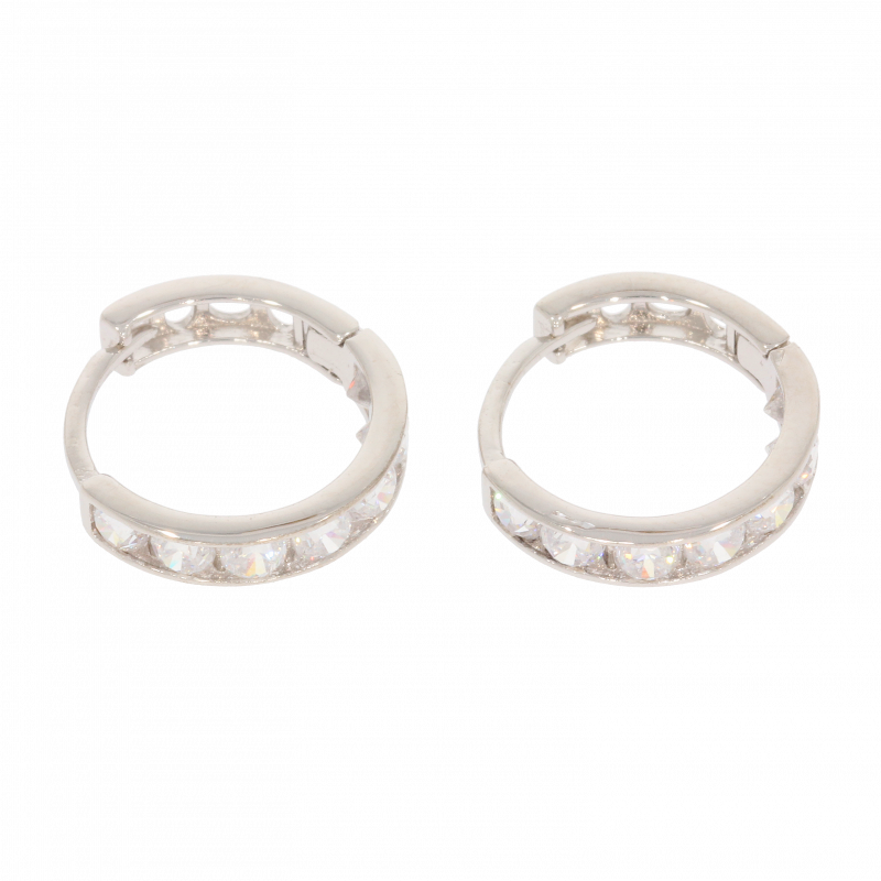 Cercei, Aur Alb, 14 k, 1.17 gr, Cod Produs: 502089 - Tezaurshop.ro