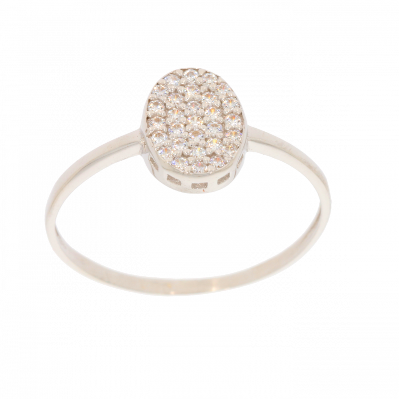 Inel Dama, Aur Alb, 14 k, 1.03 gr, Cod Produs: 502394 - Tezaurshop.ro