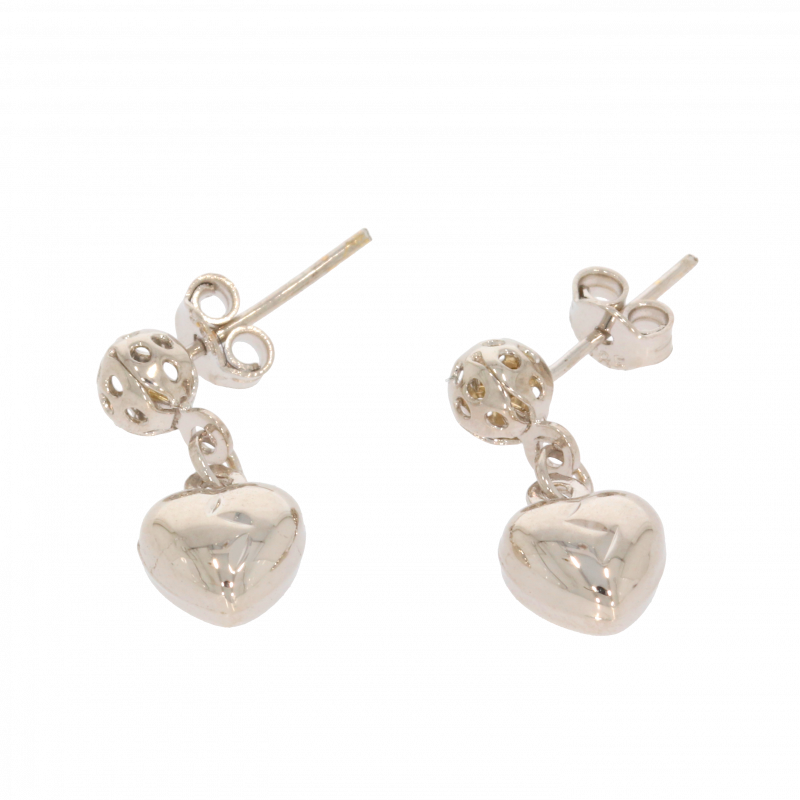 Cercei, Aur Alb, 14 k, 1.17 gr, Cod Produs: 504809 - Tezaurshop.ro
