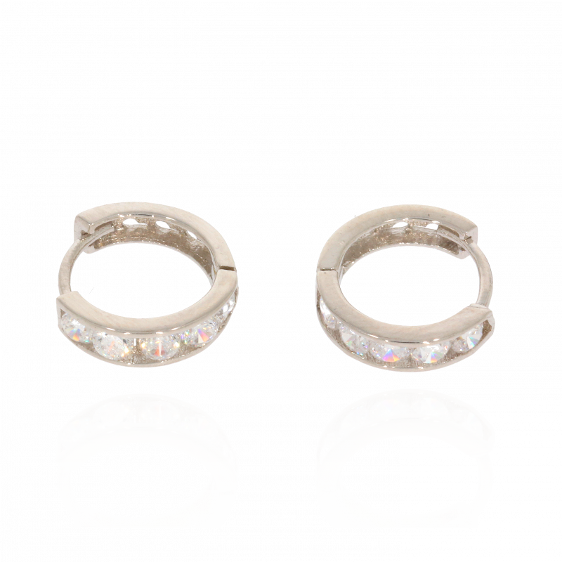 Cercei, Aur Alb, 14 k, 0.96 gr, Cod Produs: 504836 - Tezaurshop.ro