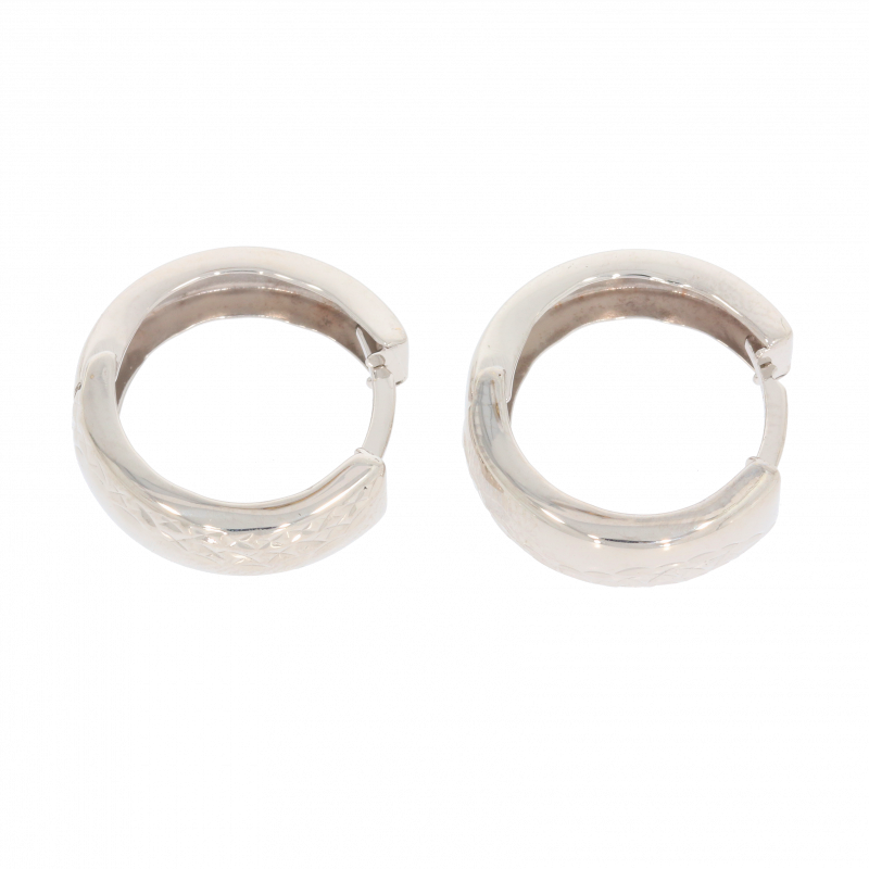 Cercei, Aur Alb, 14 k, 1.59 gr, Cod Produs: 506113 - Tezaurshop.ro
