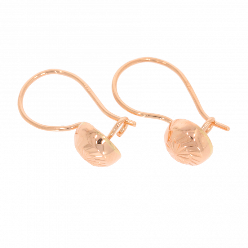 Cercei, Aur Roz, 14 k, 1.02 gr, Cod Produs: 511216 - Tezaurshop.ro