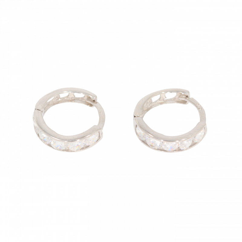 Cercei, Aur Alb, 14 k, 0.68 gr, Cod Produs: 511308 - Tezaurshop.ro