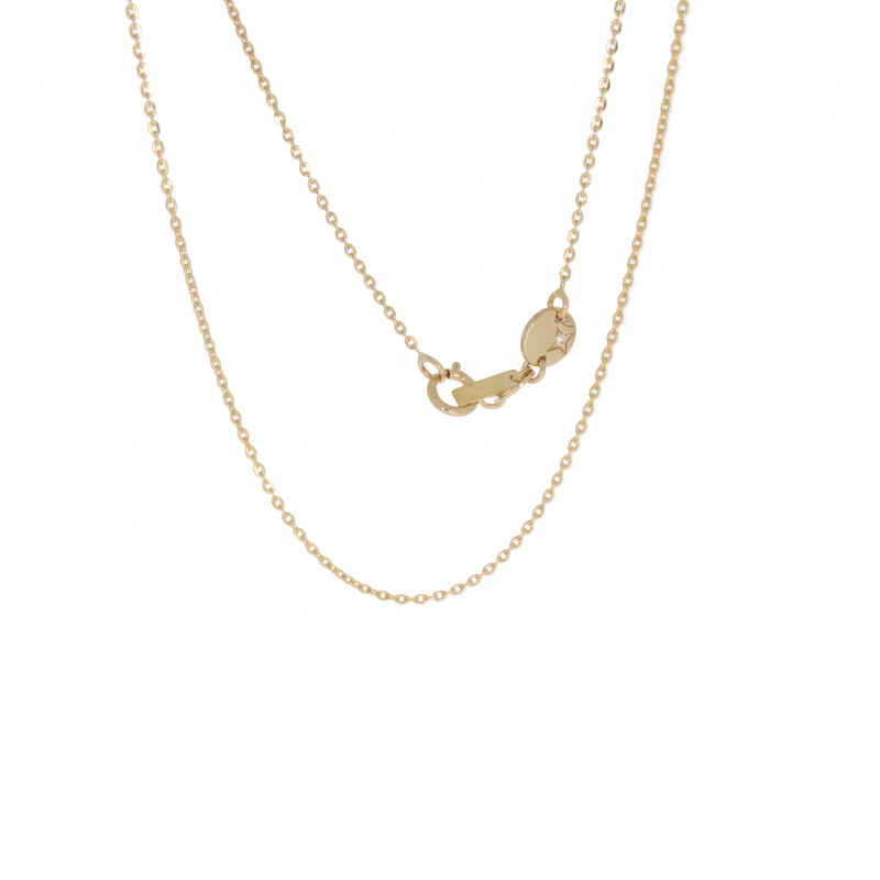 Lant, Aur Galben, 14 k, 1.66 gr, cu Diamante, Cod Produs: 514933 - Tezaurshop.ro