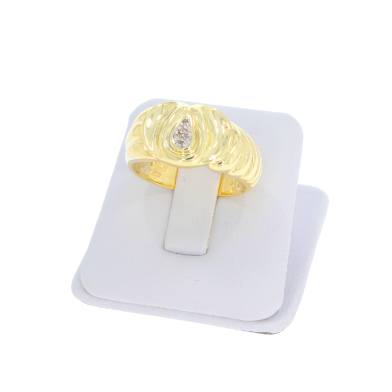 Inel, Aur Galben, 14 k, 8.31 gr, cu Diamante, Cod Produs: 517696