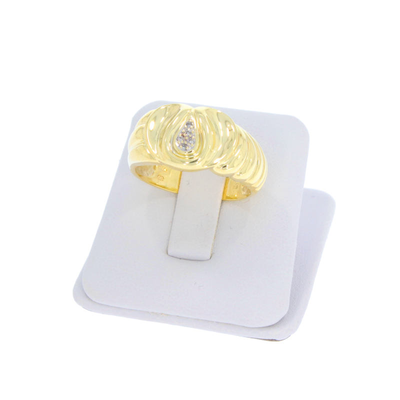 Inel Dama, Aur Galben, 14 k, 8.31 gr, cu Diamante, Cod Produs: 517696