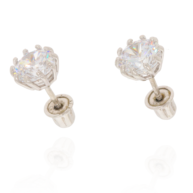 Cercei, Aur Alb, 14 k, 0.86 gr, Cod Produs: 526021 - Tezaurshop.ro