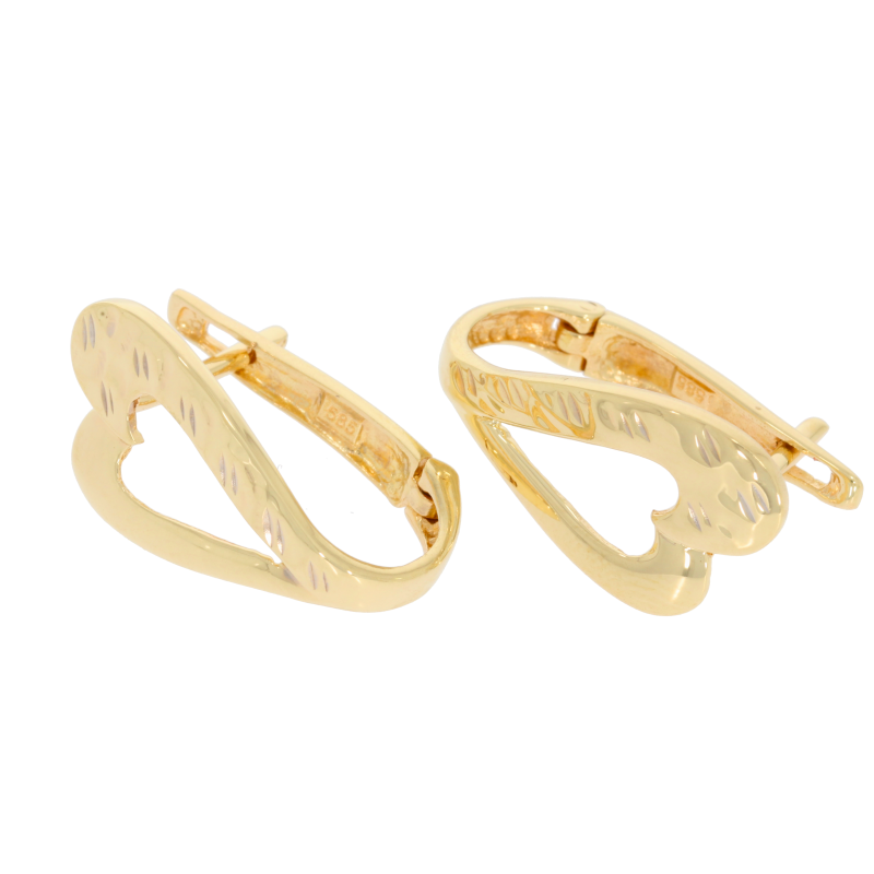 Cercei, Aur Galben, 14 k, 3.25 gr, Cod Produs: 529714 - Tezaurshop.ro