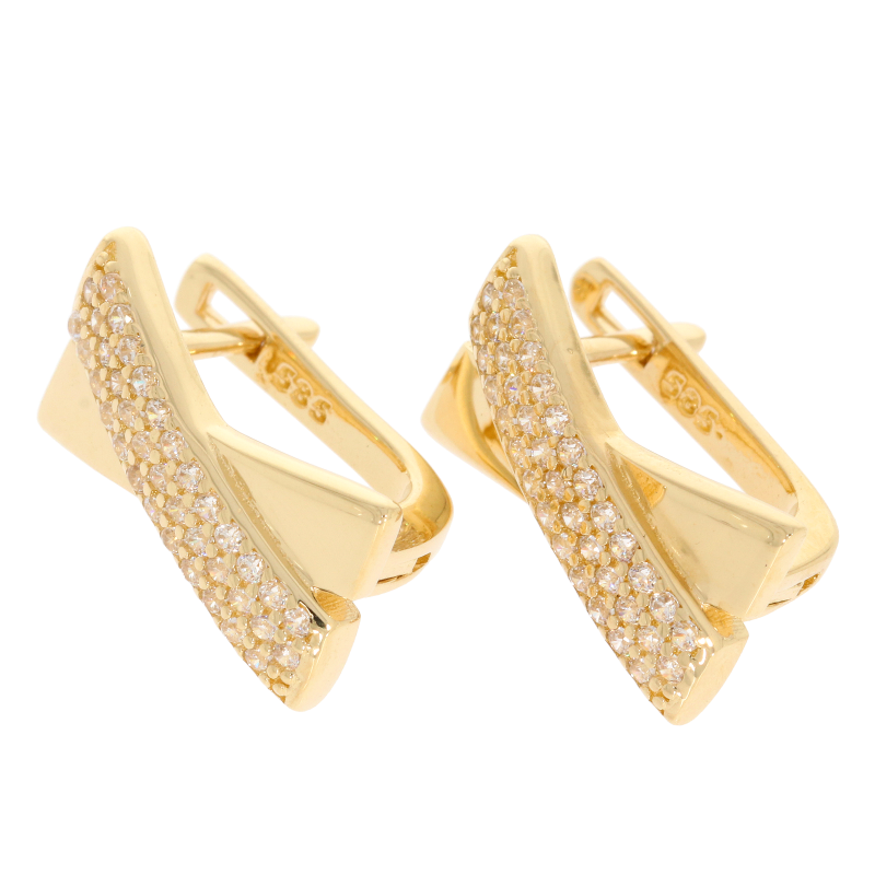 Cercei, Aur Galben, 14 k, 3.64 gr, Cod Produs: 532343 - Tezaurshop.ro