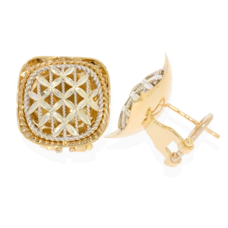 cercei din aur aur mix 14k 533951