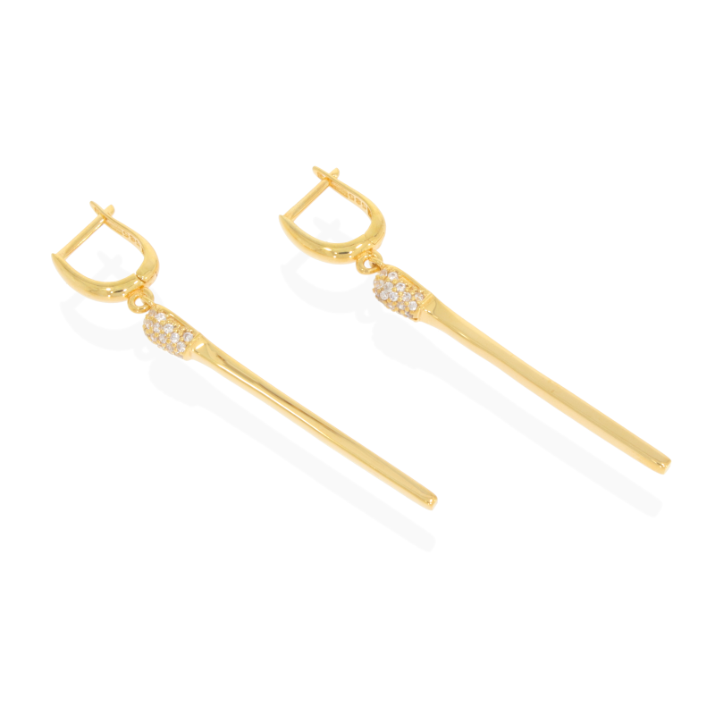 Cercei, Aur Galben, 14 k, 3.94 gr, Cod Produs: 534309 - Tezaurshop.ro