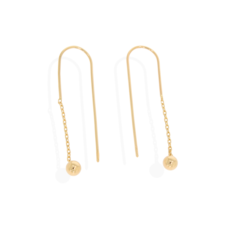 Cercei, Aur Galben, 14 k, 1.82 gr, Cod Produs: 538655 - Tezaurshop.ro