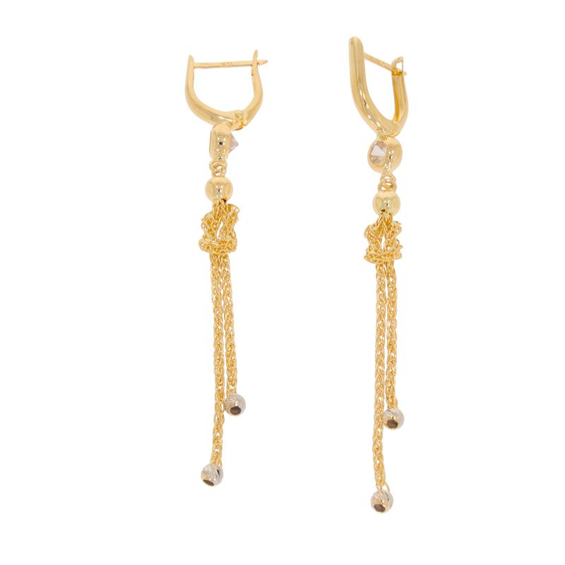 Cercei, Aur Mix, 14 k, 3.56 gr, Cod Produs: 541456 - Tezaurshop.ro