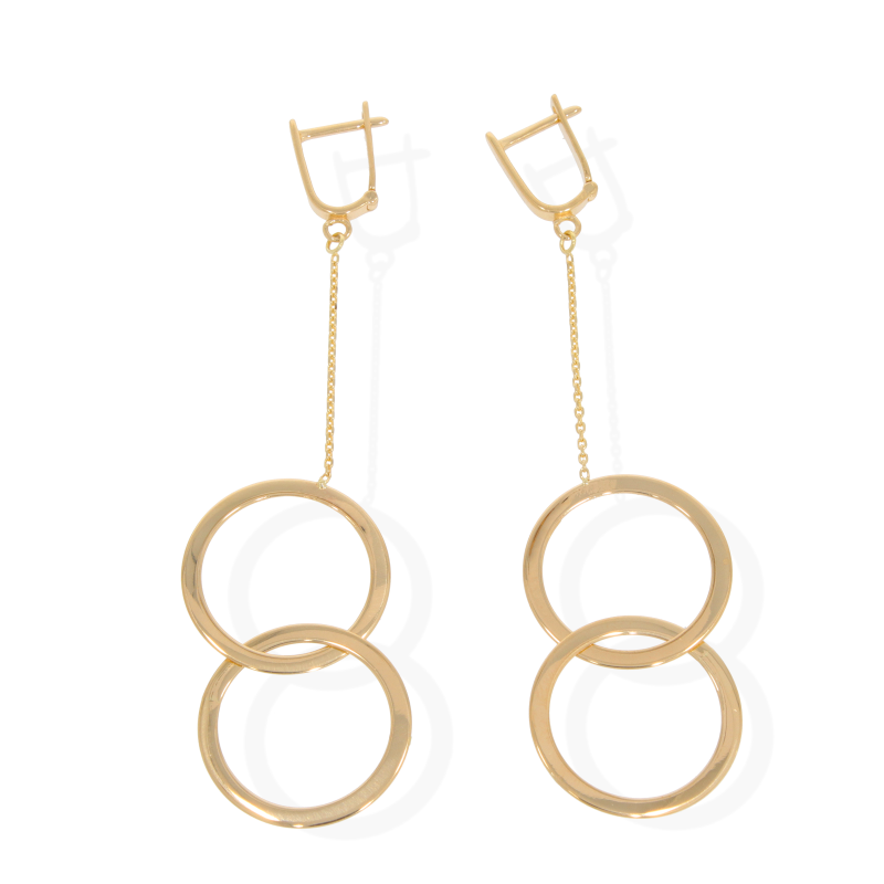 Cercei, Aur Galben, 14 k, 3.79 gr, Cod Produs: 541960 - Tezaurshop.ro