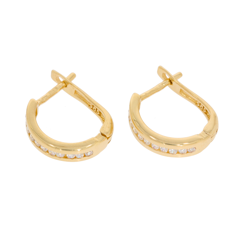 Cercei, Aur Galben, 14 k, 2.43 gr, Cod Produs: 543721 - Tezaurshop.ro