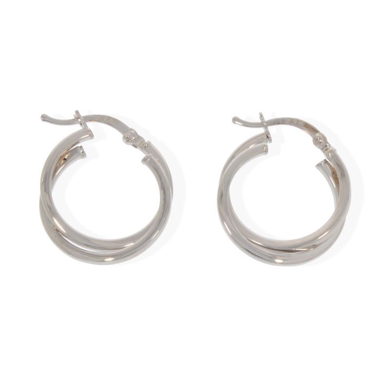 Cercei, Aur Alb, 14 k, 2.13 gr, Cod Produs: 545854 - Tezaurshop.ro