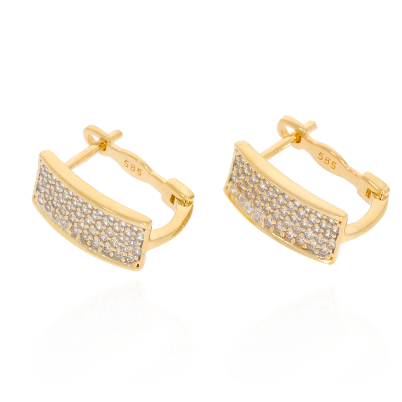 Cercei, Aur Galben, 14 k, 3.27 gr, Cod Produs: 546304 - Tezaurshop.ro
