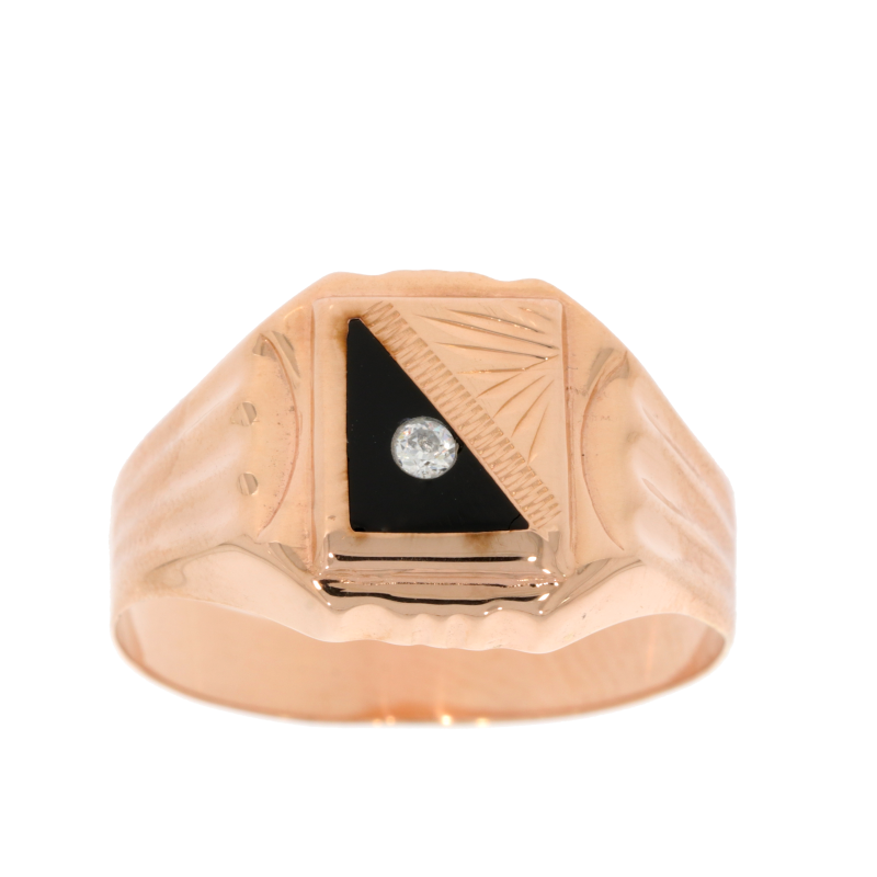 Inel Barbatesc, Aur Roz, 14 k, 5.43 gr, Cod Produs: 547159 - Tezaurshop.ro