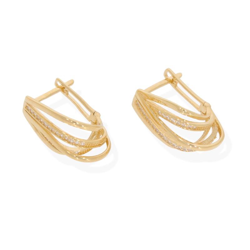 Cercei, Aur Galben, 14 k, 4.46 gr, Cod Produs: 549905 - Tezaurshop.ro