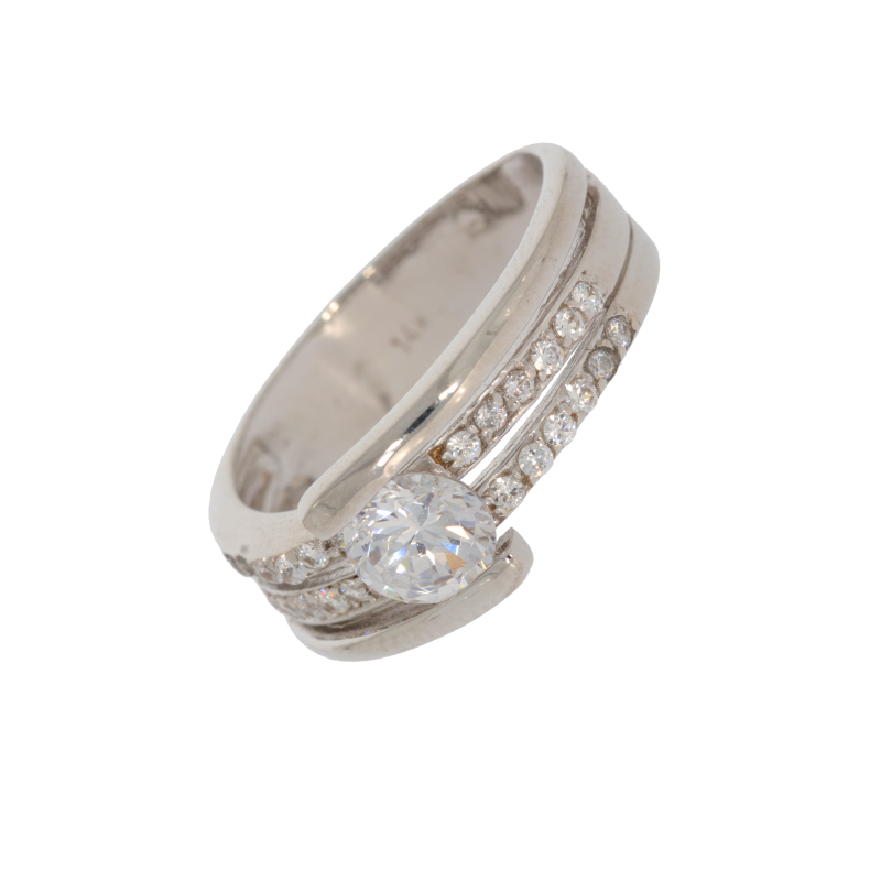 Inel Dama, Aur Alb, 14 k, 4.78 gr, Cod Produs: 550102 - Tezaurshop.ro