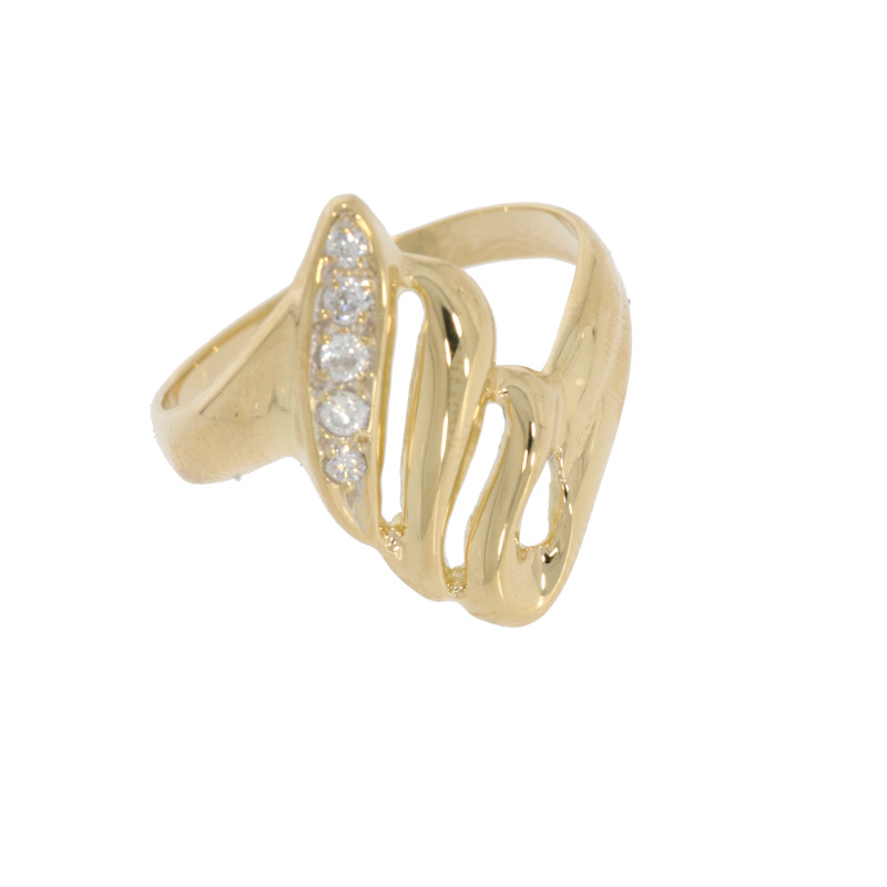 inel din aur aur galben 14k 550177