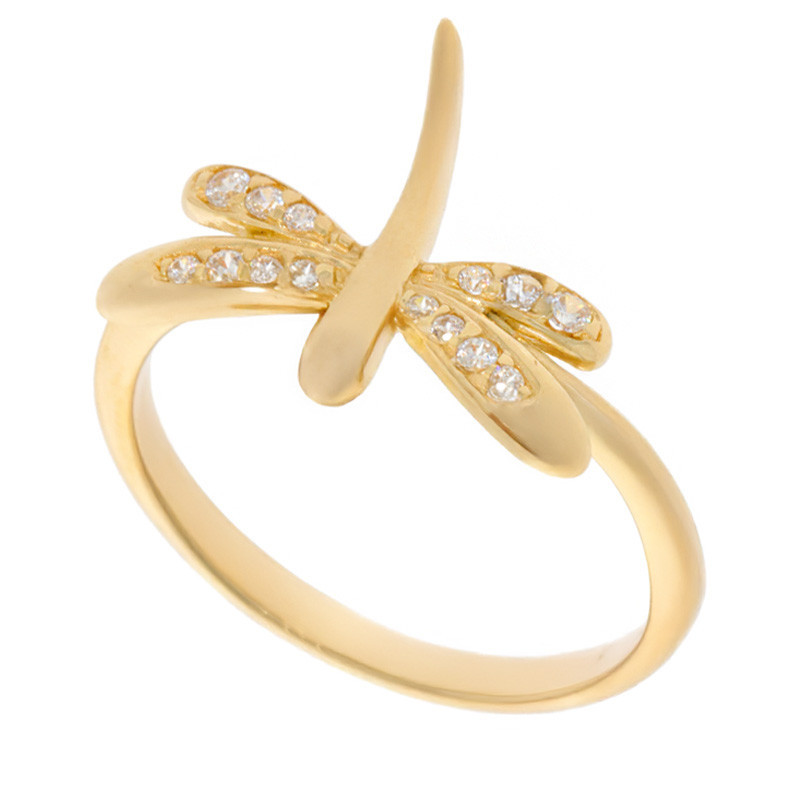 inel din aur aur galben 14k 550211