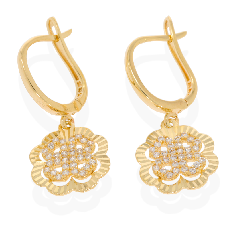Cercei, Aur Galben, 14 k, 3.43 gr, Cod Produs: 550566 - Tezaurshop.ro