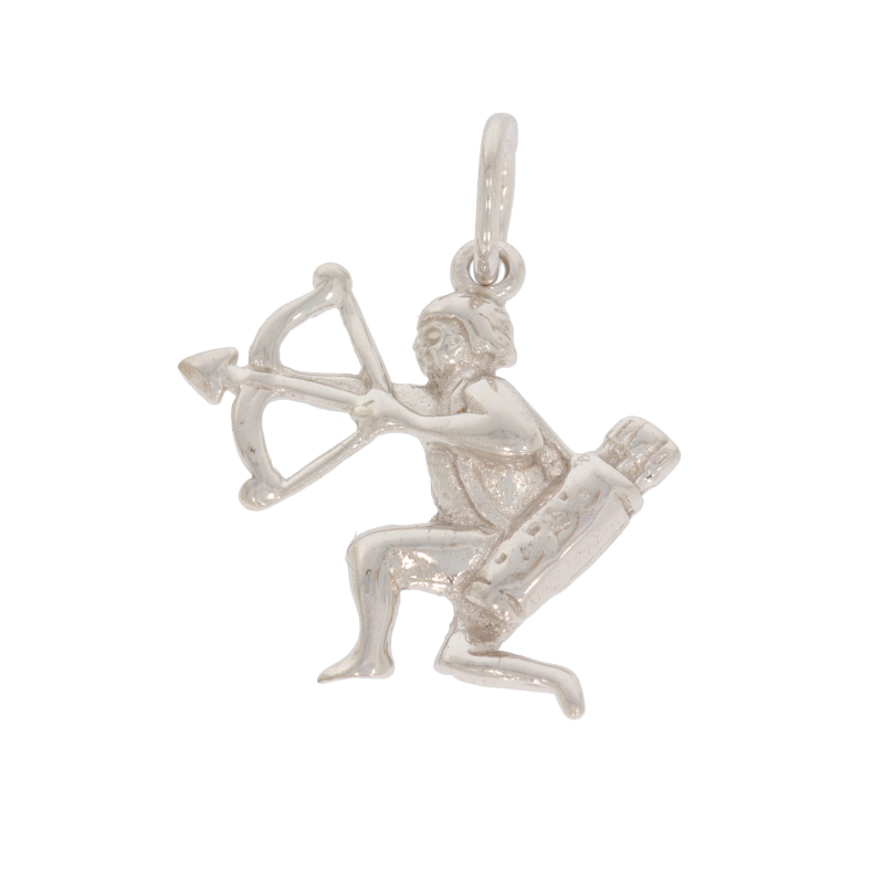 Pandant Horoscop, Aur Alb, 14 k, 1.29 gr, Cod Produs: 550672 - Tezaurshop.ro