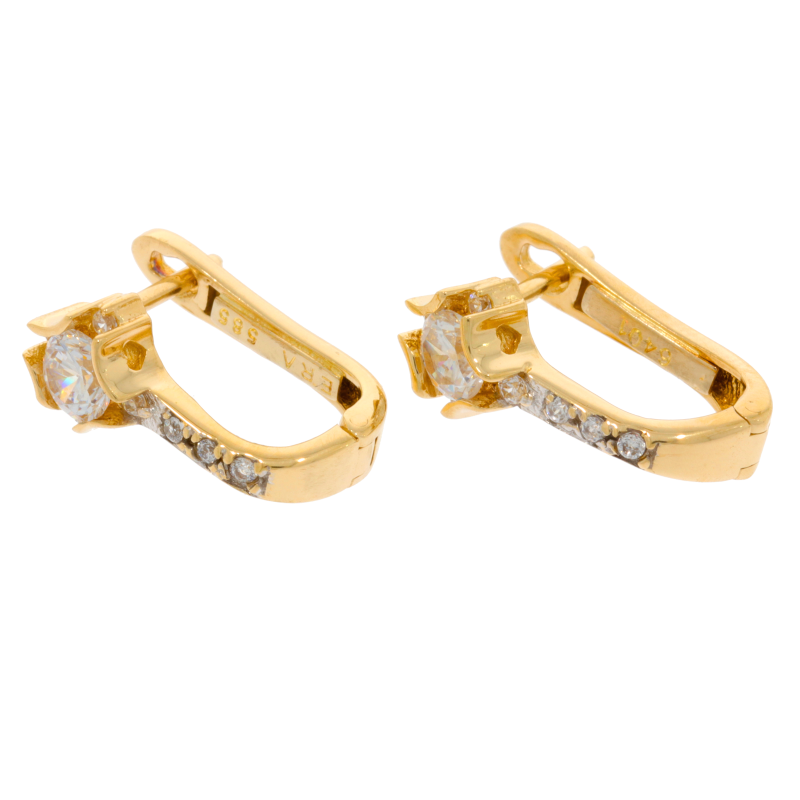 Cercei, Aur Galben, 14 k, 3.41 gr, Cod Produs: 550695 - Tezaurshop.ro