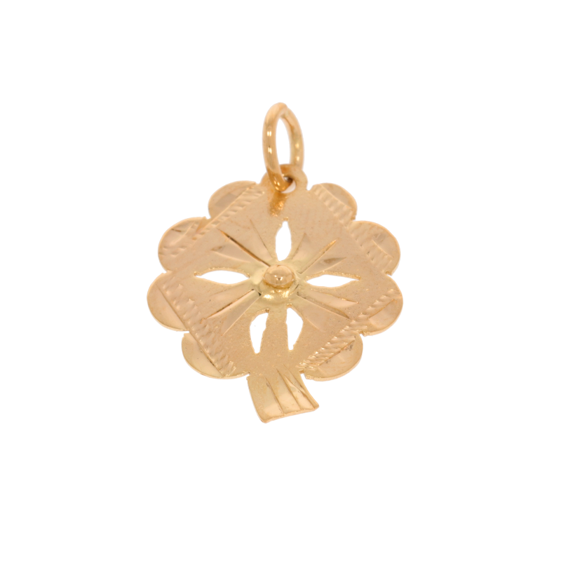 Pandantiv, Aur Roz, 14 k, 0.94 gr, Cod Produs: 551759 - Tezaurshop.ro