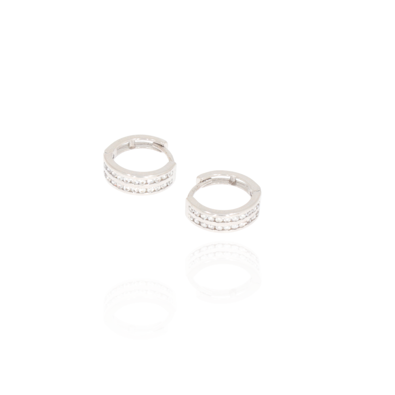 Cercei, Aur Alb, 14 k, 2.68 gr, Cod Produs: 553797 - Tezaurshop.ro
