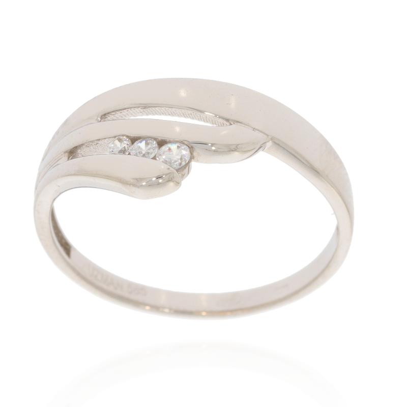 Inel Dama, Aur Alb, 14 k, 1.99 gr, Cod Produs: 555379 - Tezaurshop.ro