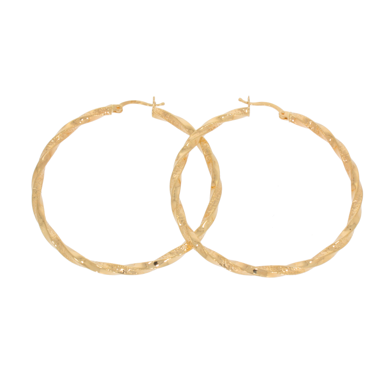 Cercei, Aur Galben, 14 k, 5.27 gr, Cod Produs: 555721 - Tezaurshop.ro