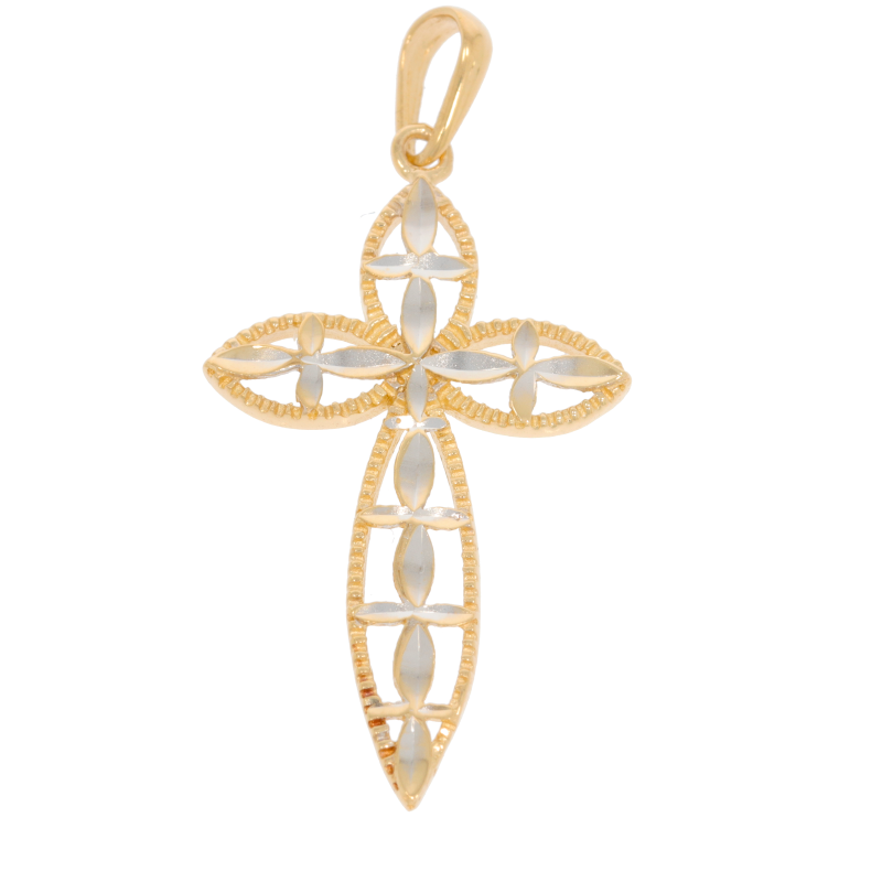 Cruce, Aur Mix, 14 k, 1.43 gr, Cod Produs: 555880 - Tezaurshop.ro