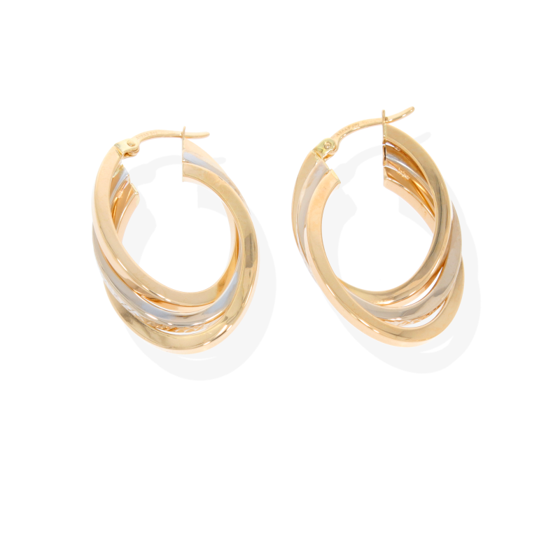 Cercei, Aur Mix, 14 k, 5.09 gr, Cod Produs: 557069 - Tezaurshop.ro