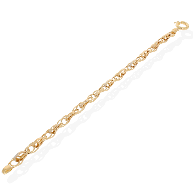 Bratara, Aur Mix, 14 k, 4.85 gr, Cod Produs: 557106 - Tezaurshop.ro