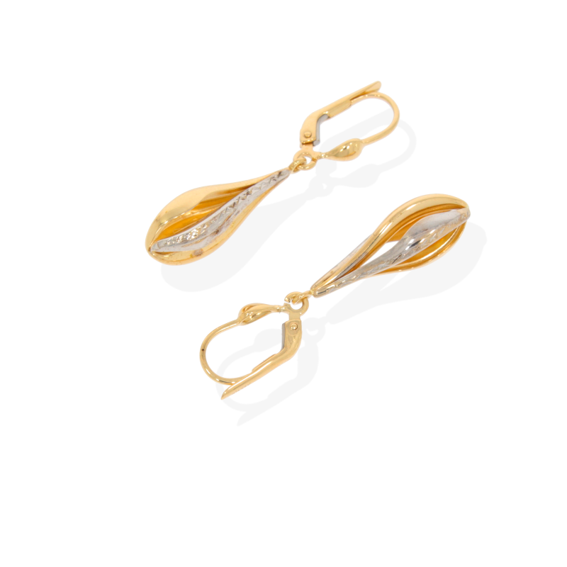 Cercei, Aur Mix, 14 k, 2.55 gr, Cod Produs: 557154 - Tezaurshop.ro