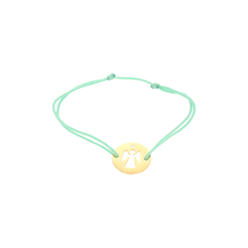Bratara, Aur Galben, 14 k, 1.16 gr, cu Diamante, Cod Produs: 559681 - Tezaurshop.ro